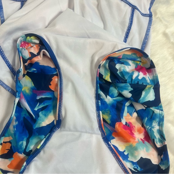 Tempt Me Women Ruched Slimming One Piece Swimsuits Tummy Control Size Large - Picture 13 of 15